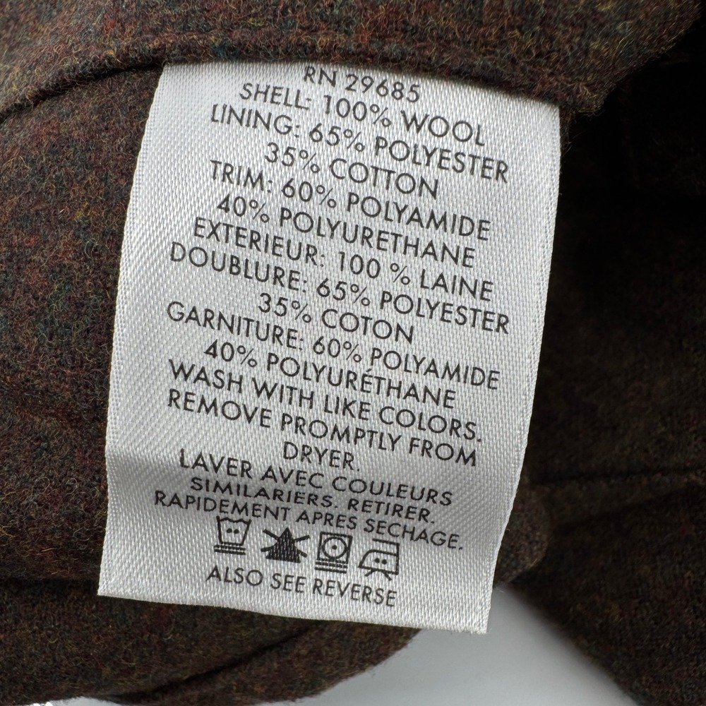 Vintage Pendleton Medium Brown Wool Button Down S… - image 7